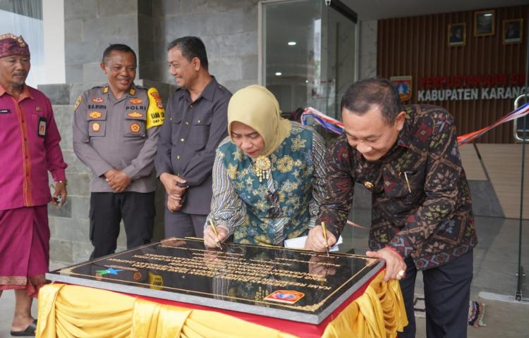 Peresmian Gedung Perpustakaan Daerah Karangasem